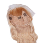 Blonde front lace wig