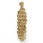 Blonde Deep Wave Bulk Human Hair Extensions