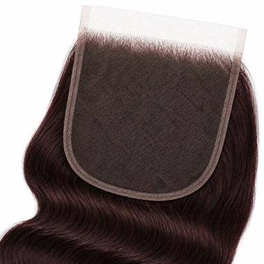 Burgundy Body Wave 5x5 HD Lace Closure